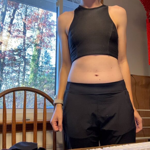 Outdoor Voices Athena Crop Top in Black Small - Picture 7 of 7